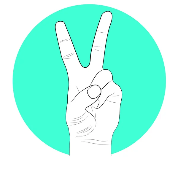 Hand vector design — Stockvector