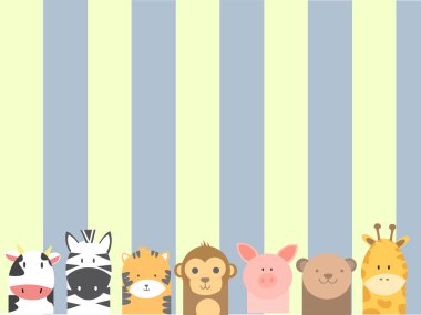 sevimli hayvanların arka planı