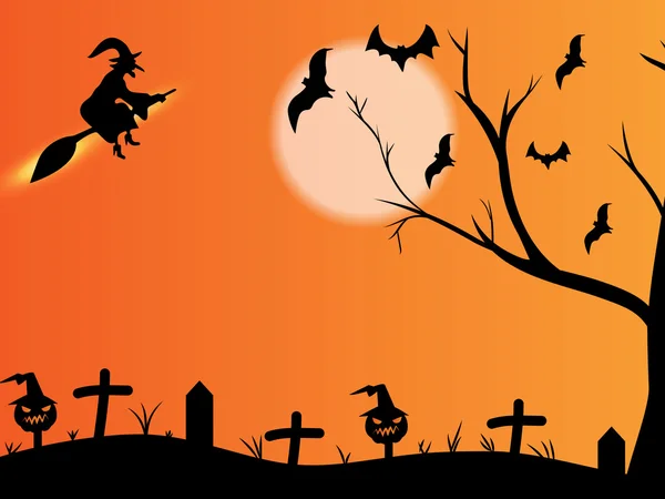 Gelukkig halloween dag vector — Stockvector