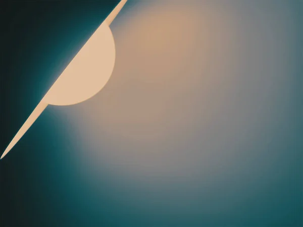 Karanlıktaki Ampulü Yakın Çekim Görünümü — Stok fotoğraf