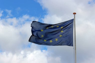 Avrupa Birliği bayrağı. AB bayrağı.