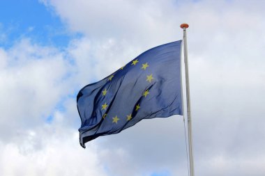 Avrupa Birliği bayrağı. AB bayrağı.