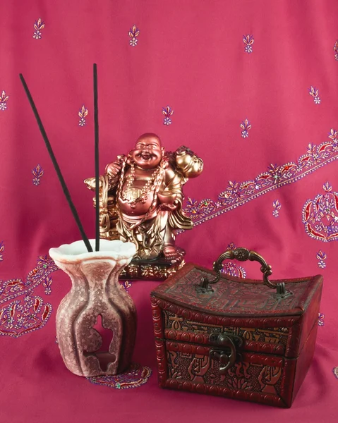 Buda, takı kutusu, tütsü heykeli