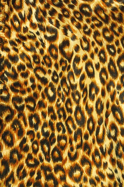 Têxtil, couro de leopardo — Fotografia de Stock