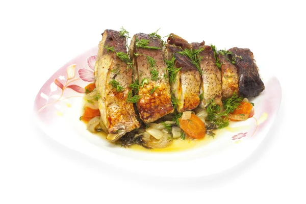 Fırında pişmiş sazan