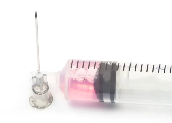 Met de naald syringe — Stockfoto