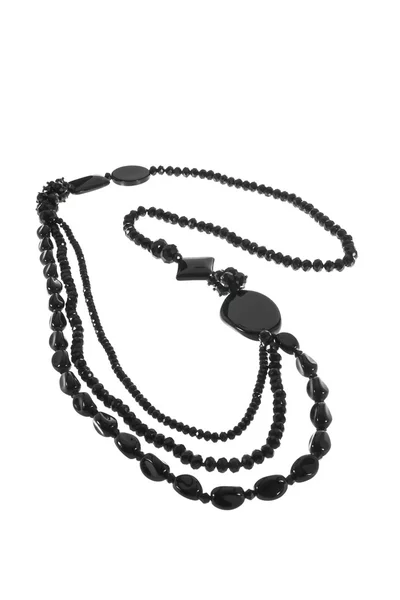 Beads from a stone agate — Stock Image Beads from a stone agate Stock Photo