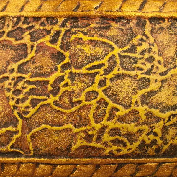 Seramik doku deseninin, sarı - kahverengi renkler