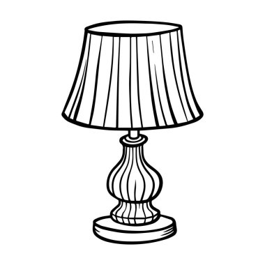 Elegant Table Lamp with Decorative Shade in Classic Design for Home Interior and Lighting Needs