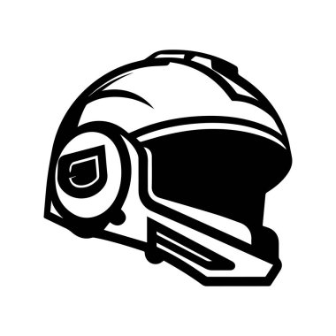 Stylish, modern motorcycle helmet design with sleek lines and minimalistic aesthetic for safety and fashion in motorcycle riding adventures