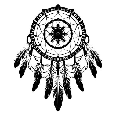 Intricately Designed Dreamcatcher with Feather Details, Ideal for Spiritual, Bohemian, and Native American Inspired Art and Decor