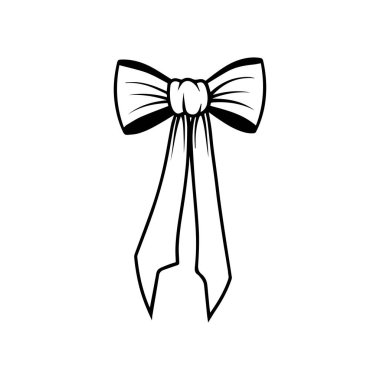 This elegant bow outline design offers a versatile addition for fashion and decor projects. Perfect for crafts, gifts, and events, this minimalistic illustration inspires creativity and charm.