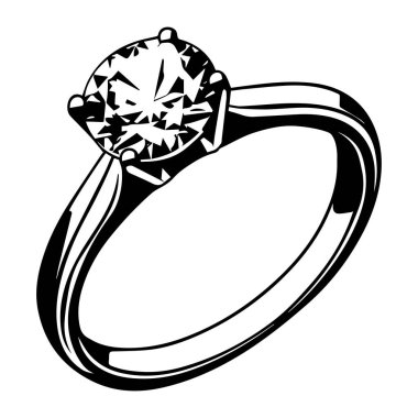 This exquisite solitaire diamond ring features a stunning round cut diamond set in a sleek band, symbolizing love and commitment for life's special moments.