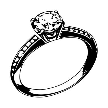 This elegant solitaire diamond ring features a stunning gemstone set atop an intricate band, perfect for engagements and special moments.