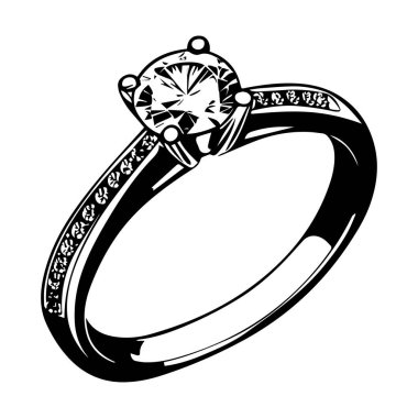 This stunning engagement ring features a round diamond on a sleek band, perfect for symbolizing love and commitment in any romantic setting.