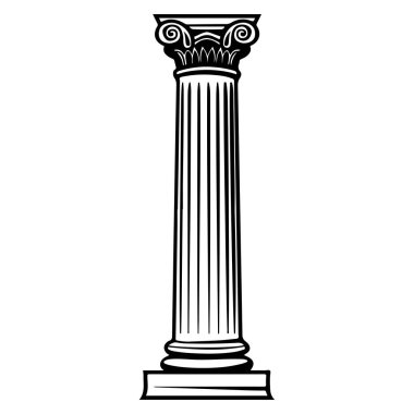 This elegant ancient column features intricate details and classic shape, serving as a stunning representation of historical architecture and design.
