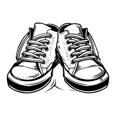 A pair of stylish casual sneakers featuring intricate details of laces and a sleek design, perfect for showcasing fashion in any setting.