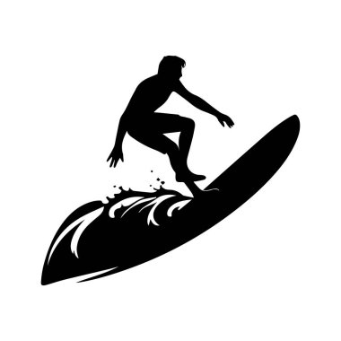 Explore the dynamic essence of surfing captured in a striking silhouette image. A surfer skillfully rides a wave symbolizing freedom and adventure.