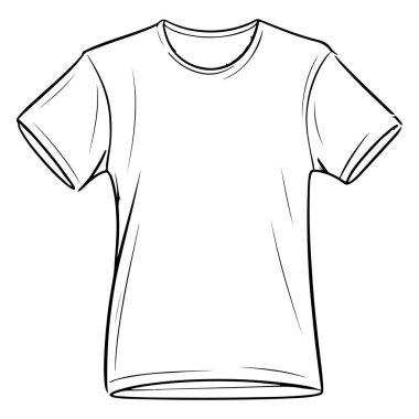 This image features a blank white t-shirt design, ideal for custom printing and branding purposes. It serves as a versatile mockup for fashion ideas.
