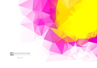 Soyut çokgen arkaplan