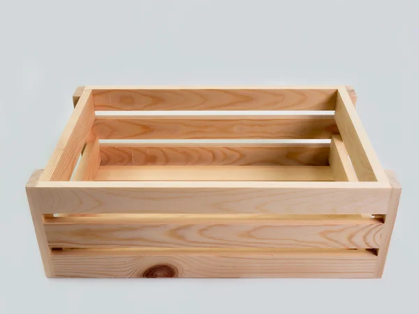 木製ボックス ブラウン — ストック写真