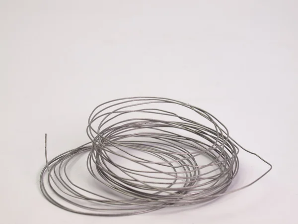 Rotolo di filo metallico — Foto Stock