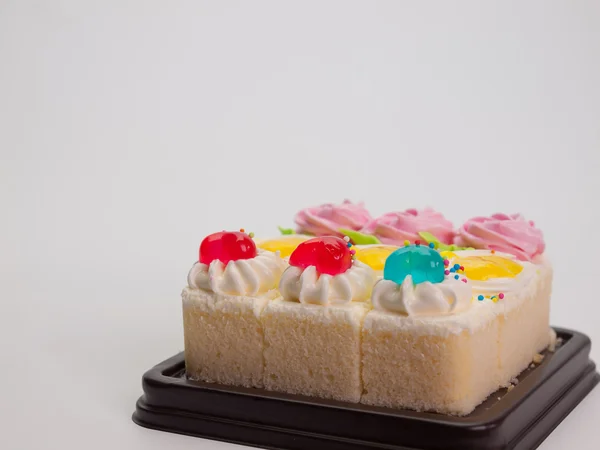 Close-up, cheesecake — Stockfoto
