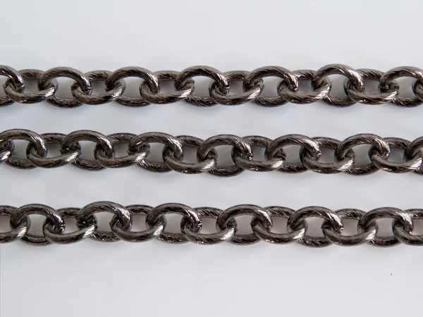 Řetěz, kovy byly dohromady visací zámek. — Stock fotografie