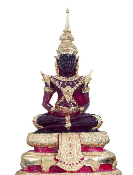 Buda, Carnicero de jade, pintado en oro . —  Fotos de Stock