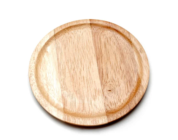 Dřevěná miska na jídlo — Stock fotografie
