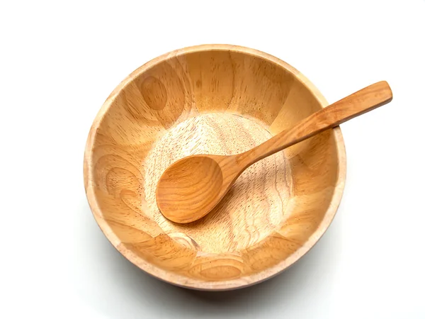 Schalen aus Holz, zum Essen — Stockfoto