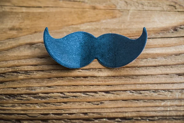 Black paper mustache — Stock Photo, Image