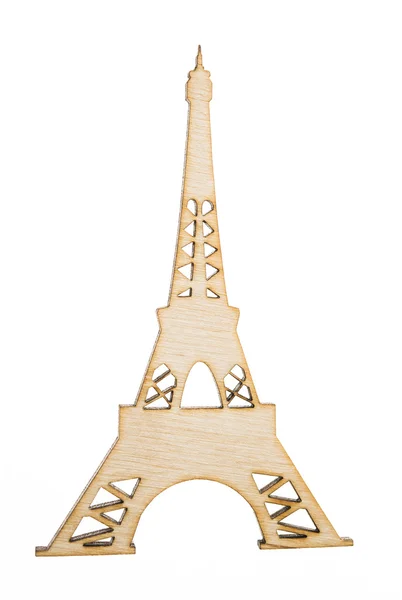 Houten cijfer van de Eiffeltoren — Stockfoto