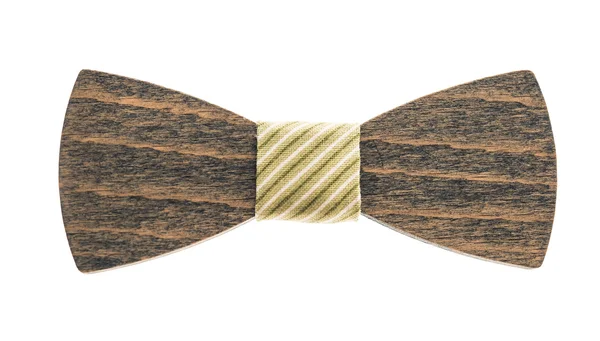 Houten bow tie — Stockfoto