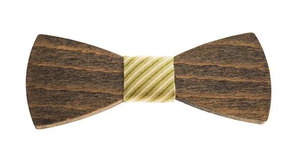 Houten bow tie — Stockfoto