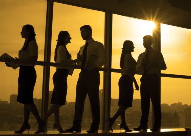 İşadamları ve mecaz ofis 