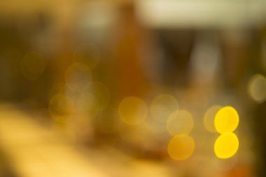 Sarı ışık bokeh arka plan bulanık 