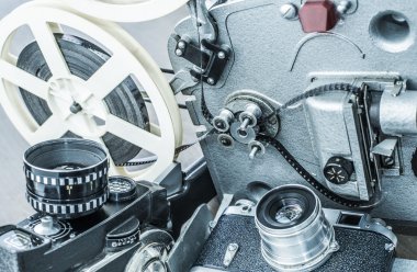  kamera, film kaset projektör 