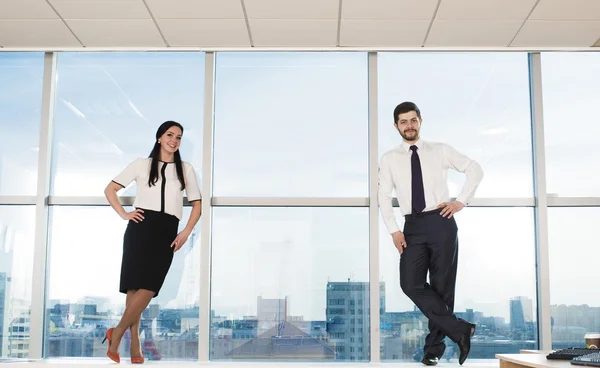 Businessman and Businesswoman in office — Stock Photo, Image