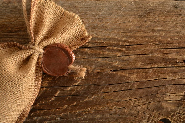 seal on cloth sack