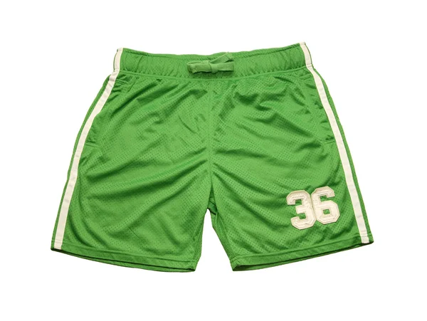 Fútbol verde pantalones cortos — Foto de Stock