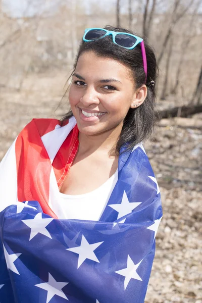 Young american girl — Stock Photo, Image