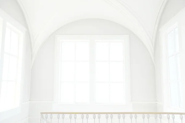 Big white windows in room — Stock Photo, Image