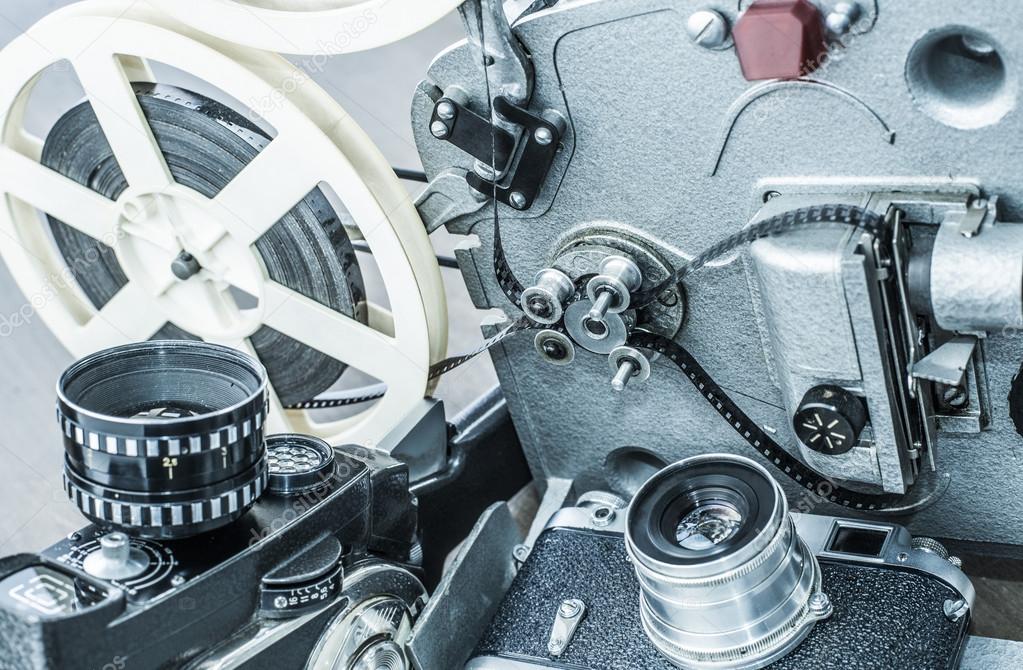 Camera, film tape Projector Stock Photo by ©borjomi88 114035894