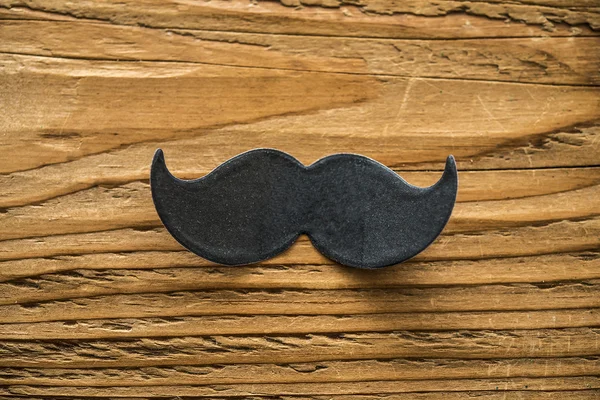 Schnurrbart aus schwarzem Papier — Stockfoto