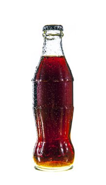 Coca-Cola glass bottle  clipart