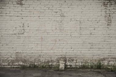 eski tuğla duvar parçası