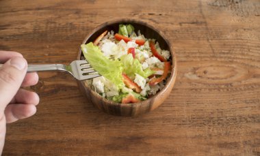 Erkek el holding çatal