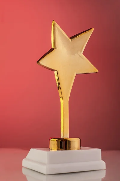 Premio estrella dorada vacía — Foto de Stock