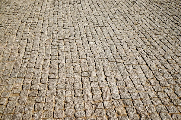 Старый ретро Cobblestone Pavement — стоковое фото